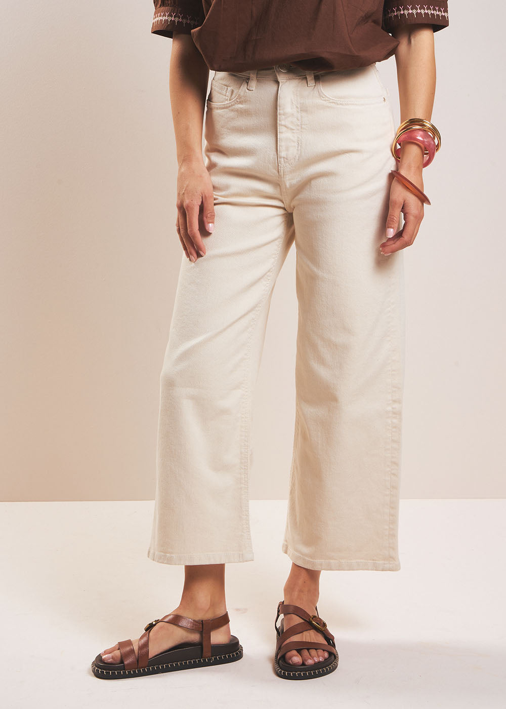 SUZY Jean taille haute coupe large 7/8 - 2 - Sud Express - Sud Express