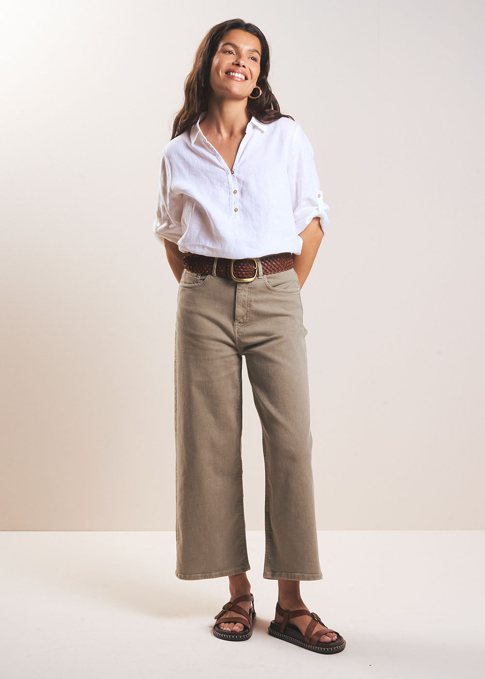 SUZY Jean taille haute coupe large 7/8 - 1 - Sud Express - Sud Express