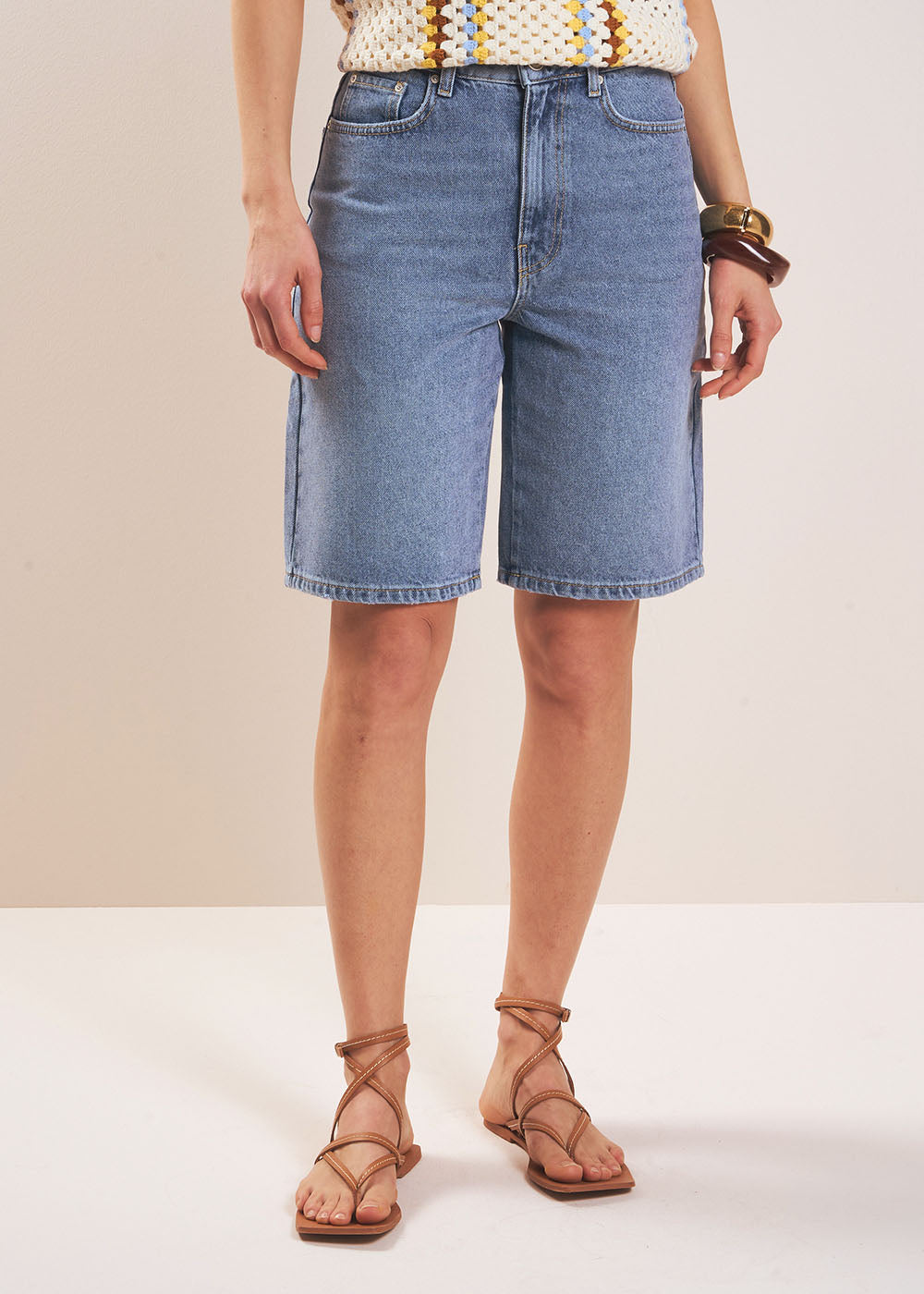 BRENDA Bermuda en denim - 4 - Sud Express - Sud Express