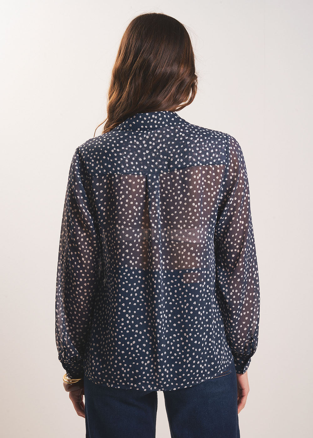 CALOLY Chemise imprimé à pois - 3 - Sud Express - Sud Express