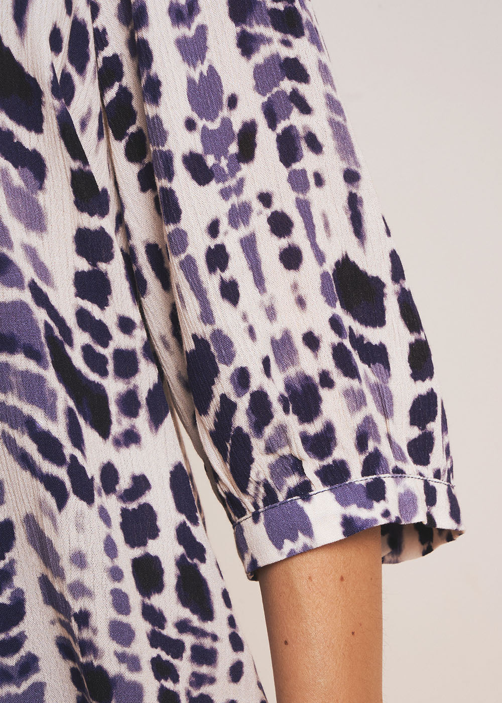 CENDAYA Chemisier imprimé léopard ikat - 4 - Sud Express - Sud Express