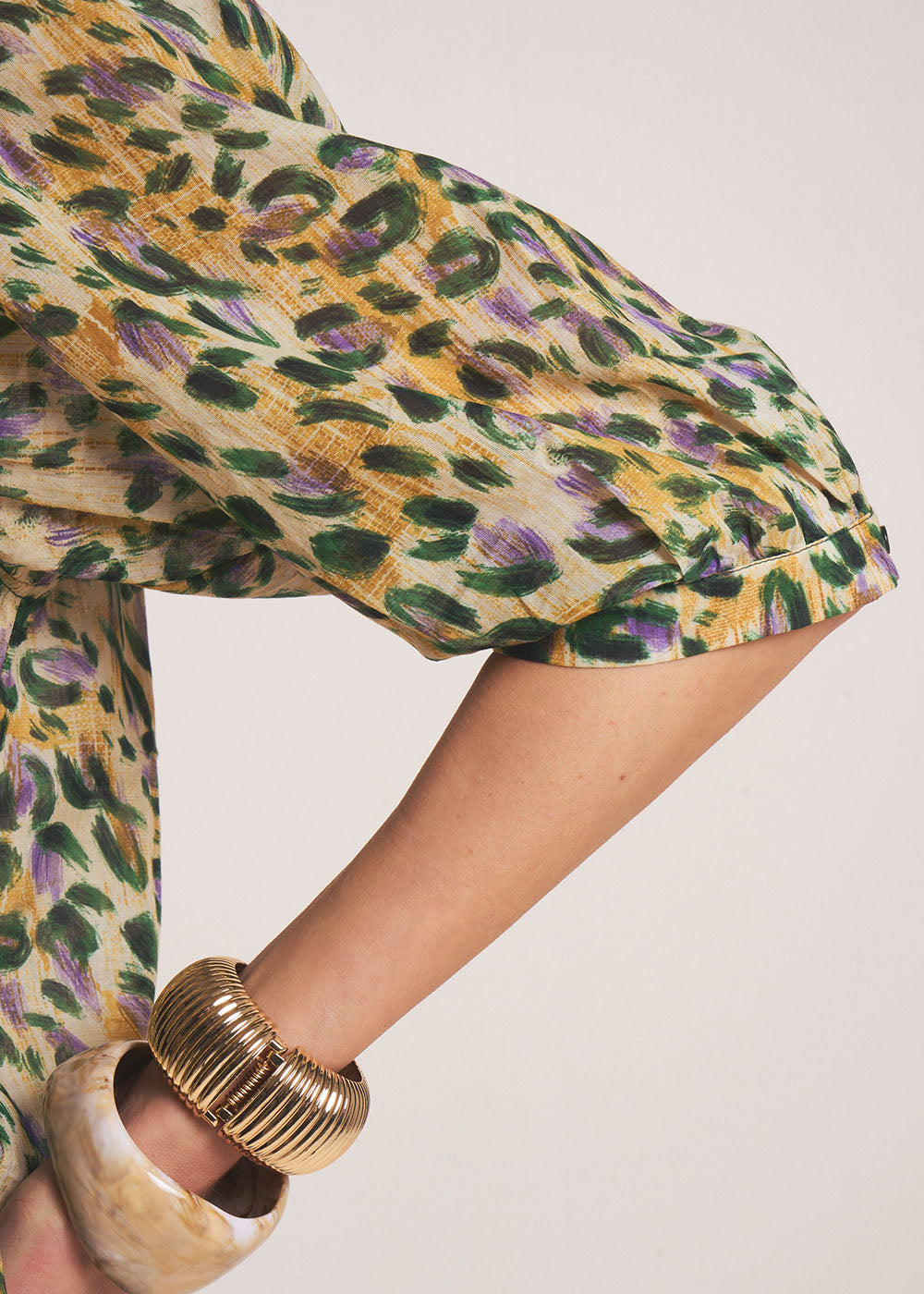 CAMBA Chemisier en coton imprimé léopard - 4 - Sud Express - Sud Express