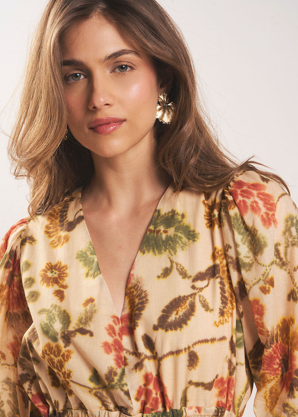 ROMBELINE Robe longue imprimé fleuri - 2 - Sud Express - Sud Express