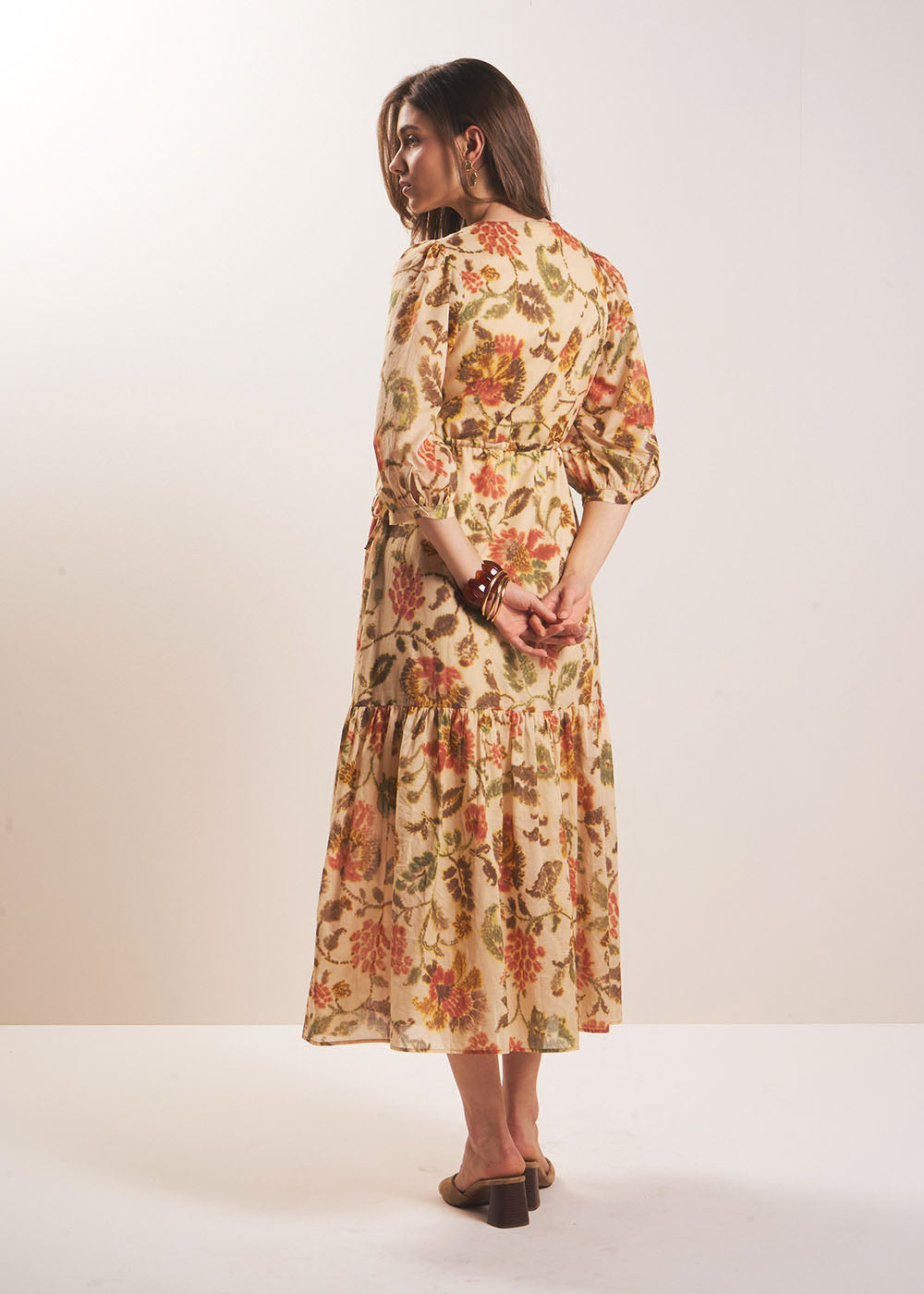 ROMBELINE Robe longue imprimé fleuri - 3 - Sud Express - Sud Express