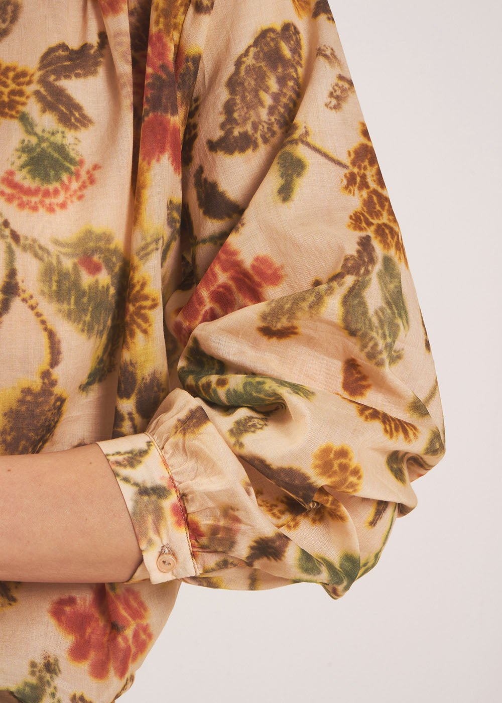 TOBELINE Chemisier col rond motif fleuri - 2 - Sud Express - Sud Express