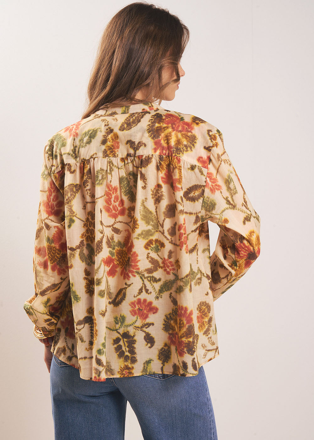 TOBELINE Chemisier col rond motif fleuri - 3 - Sud Express - Sud Express