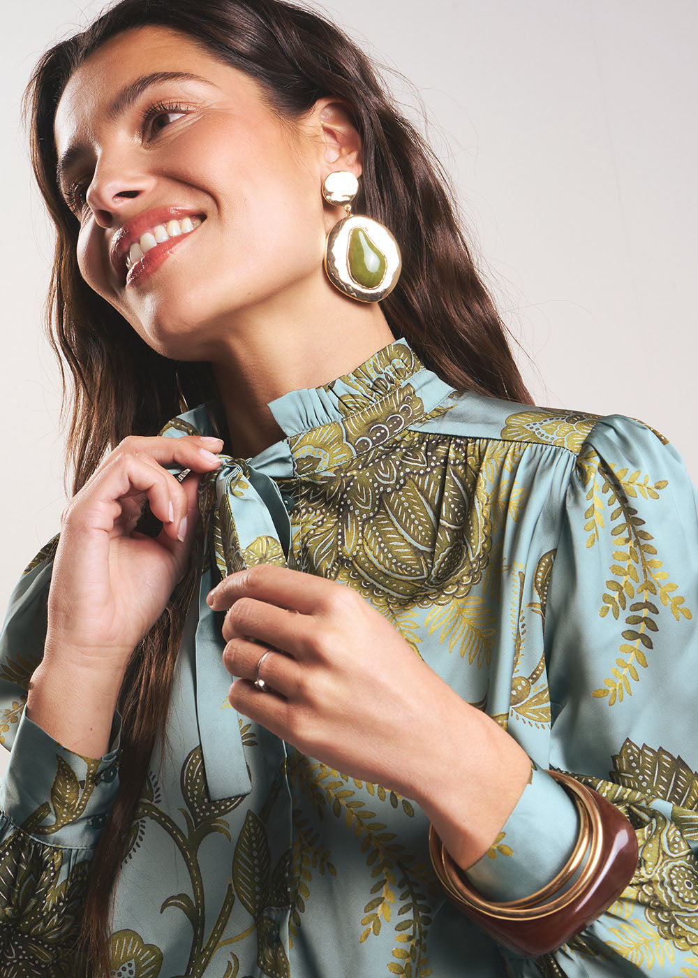 CAKURA Chemisier imprimé col victorien - 2 - Sud Express - Sud Express