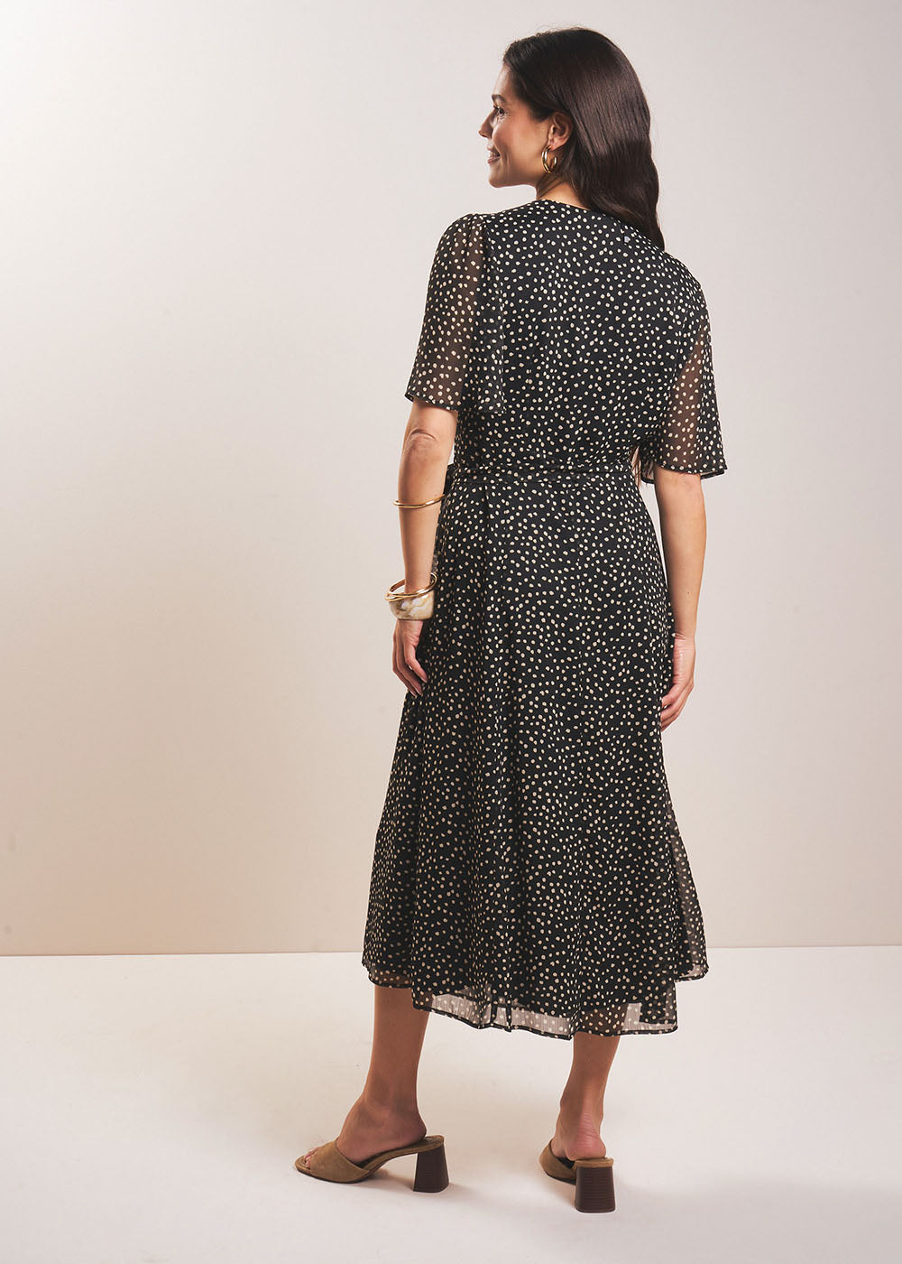 RAMALIA Robe midi portefeuille imprimée - 3 - Sud Express - Sud Express