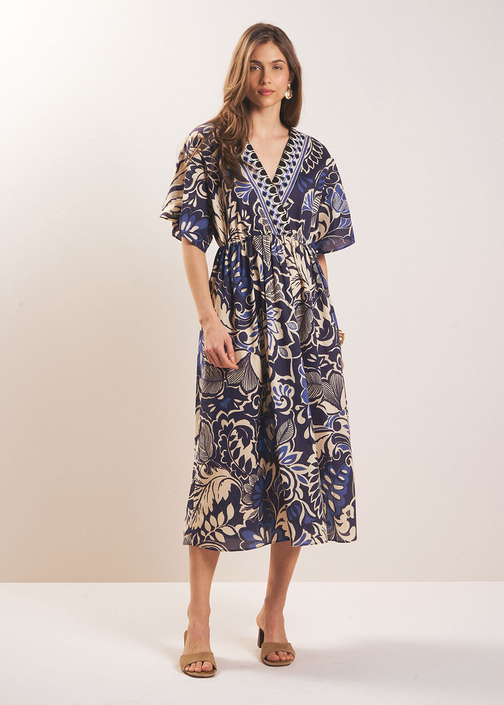 Robe kimono imprimé - Sud Express - 6 - Sud Express