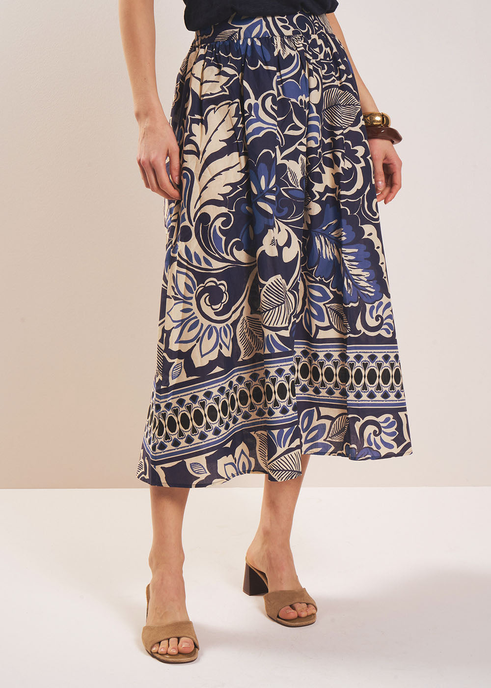 JALOHA Jupe longue imprimé floral - 2 - Sud Express - Sud Express