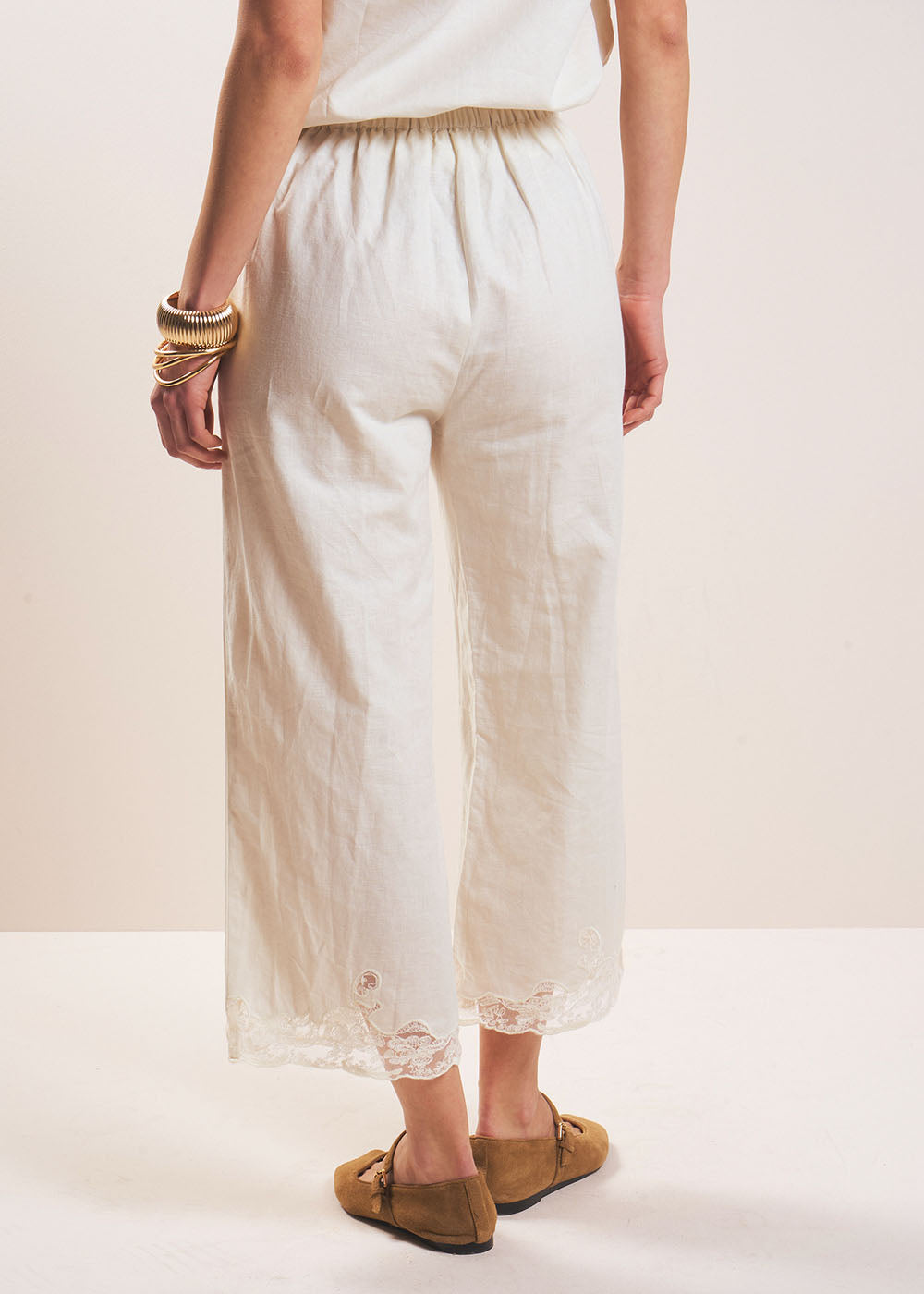 PASALO Pantalon dentelle bas de jambe - 3 - Sud Express - Sud Express