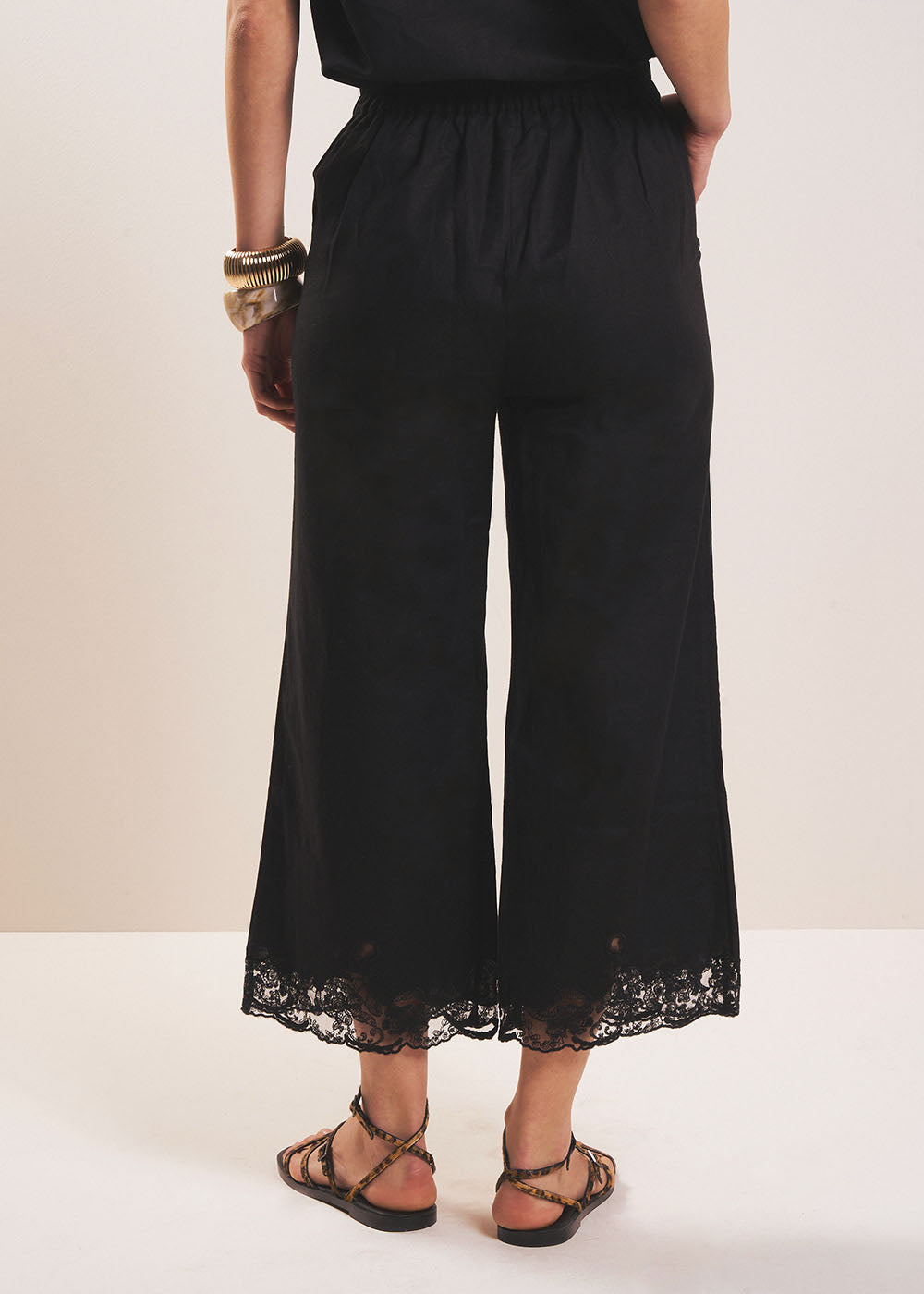 PASALO Pantalon dentelle bas de jambe - 3 - Sud Express - Sud Express