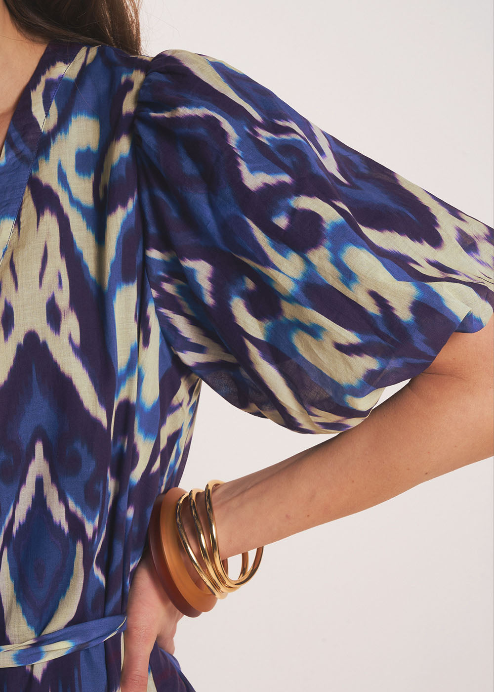 RYLLO Robe courte imprimée ikat - 2 - Sud Express - Sud Express