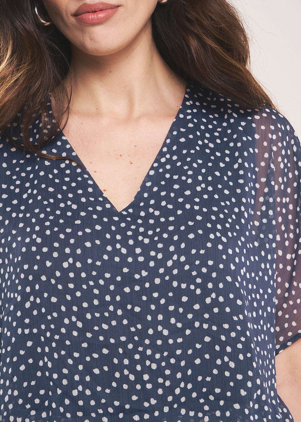 RISTILE Robe courte imprimé pois - 4 - Sud Express - Sud Express