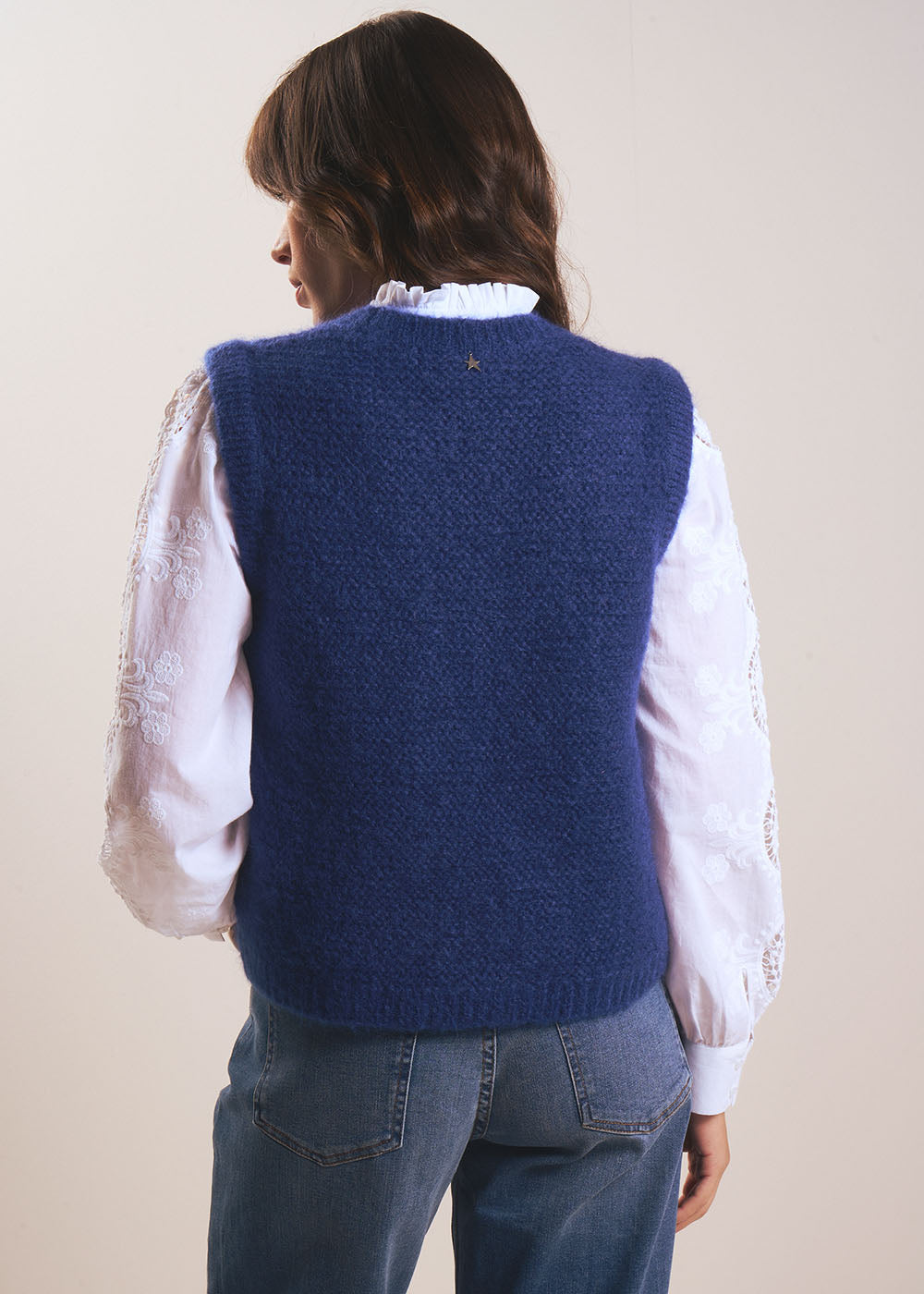 MOTANYA Pull sans manches col rond - 3 - Sud Express - Sud Express