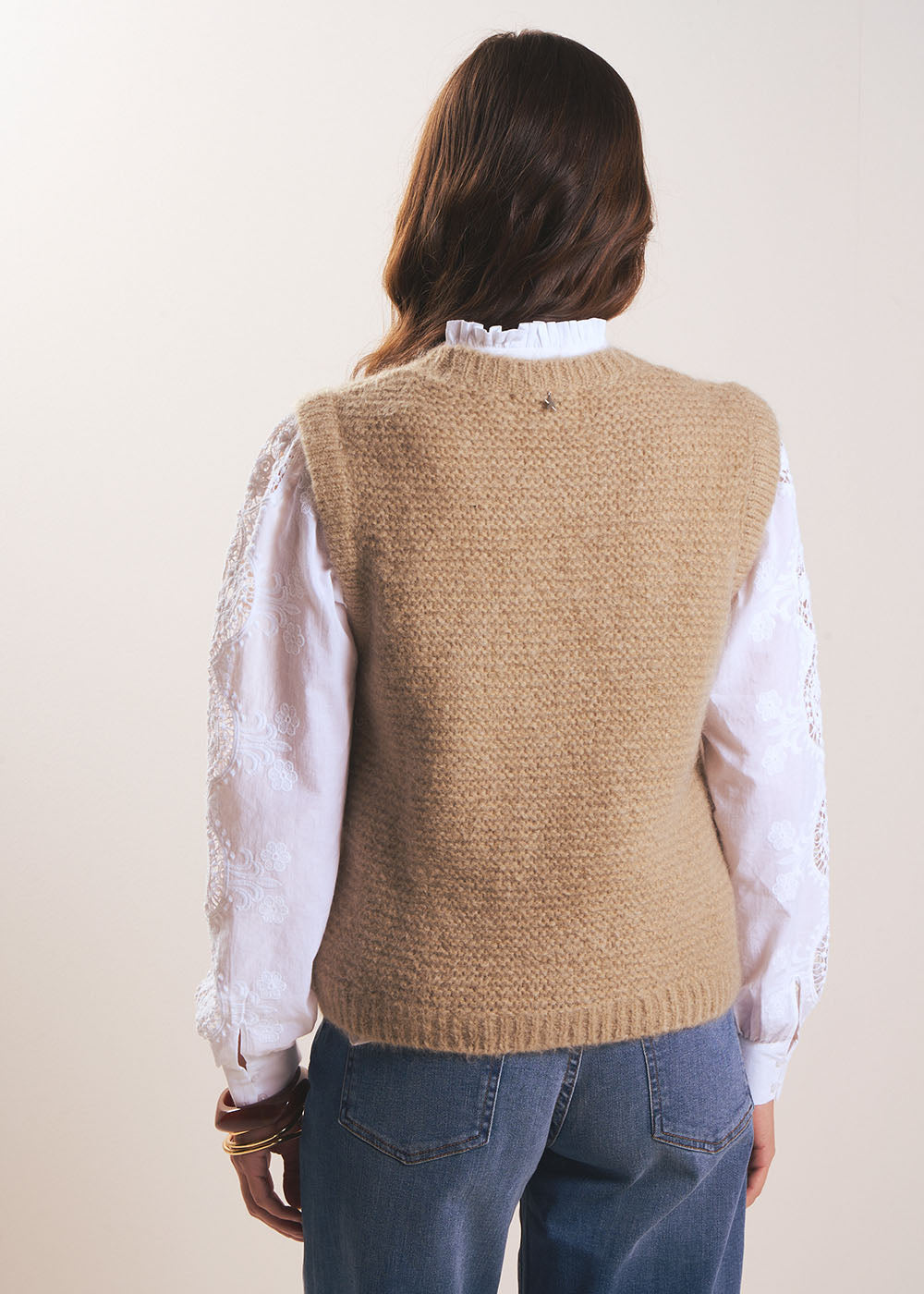 MOTANYA Pull sans manches col rond - 3 - Sud Express - Sud Express