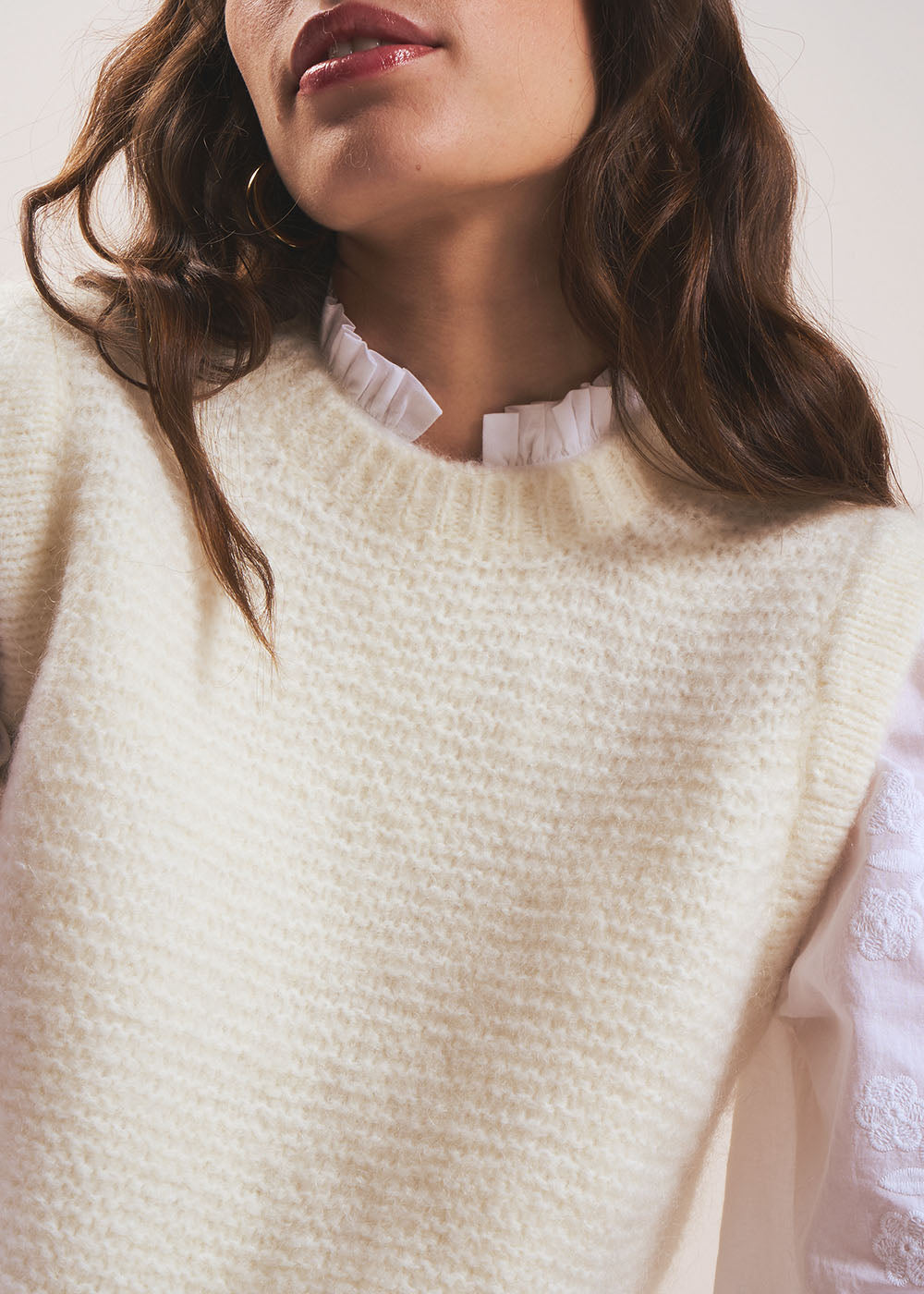 MOTANYA Pull sans manches col rond - 2 - Sud Express - Sud Express