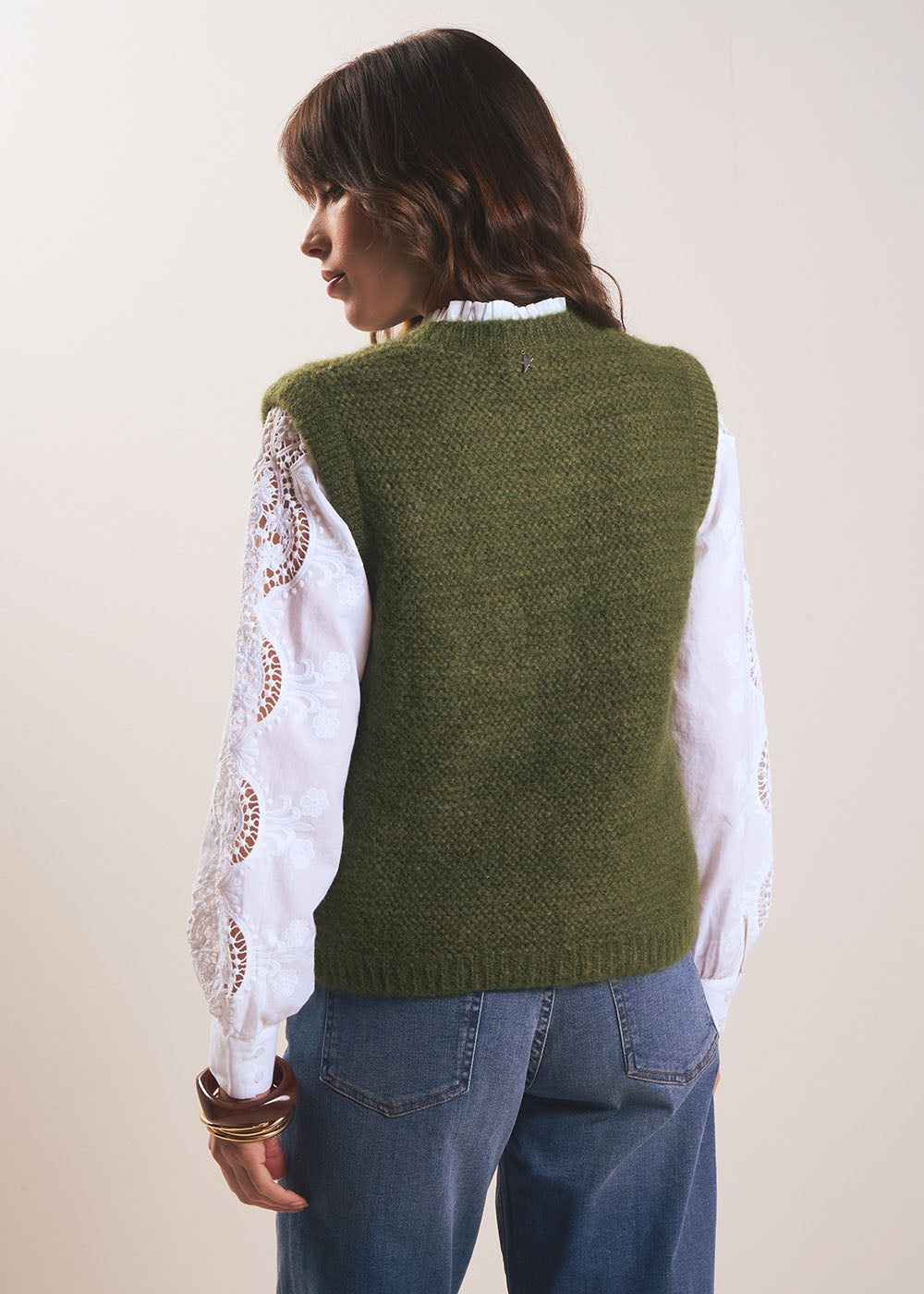 MOTANYA Pull sans manches col rond - 3 - Sud Express - Sud Express