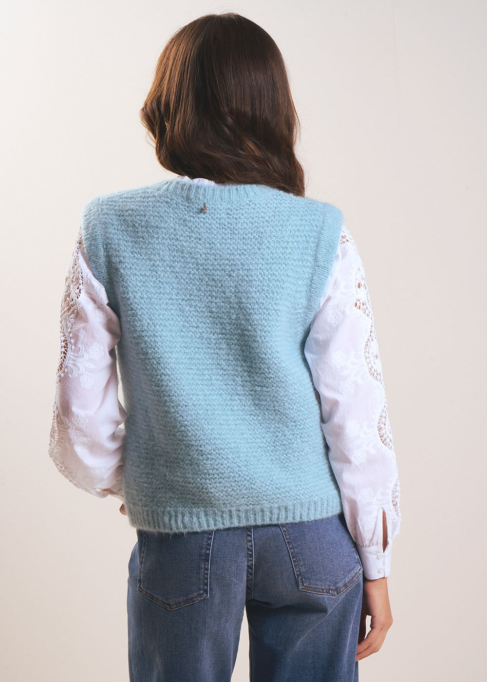 MOTANYA Pull sans manches col rond - 3 - Sud Express - Sud Express