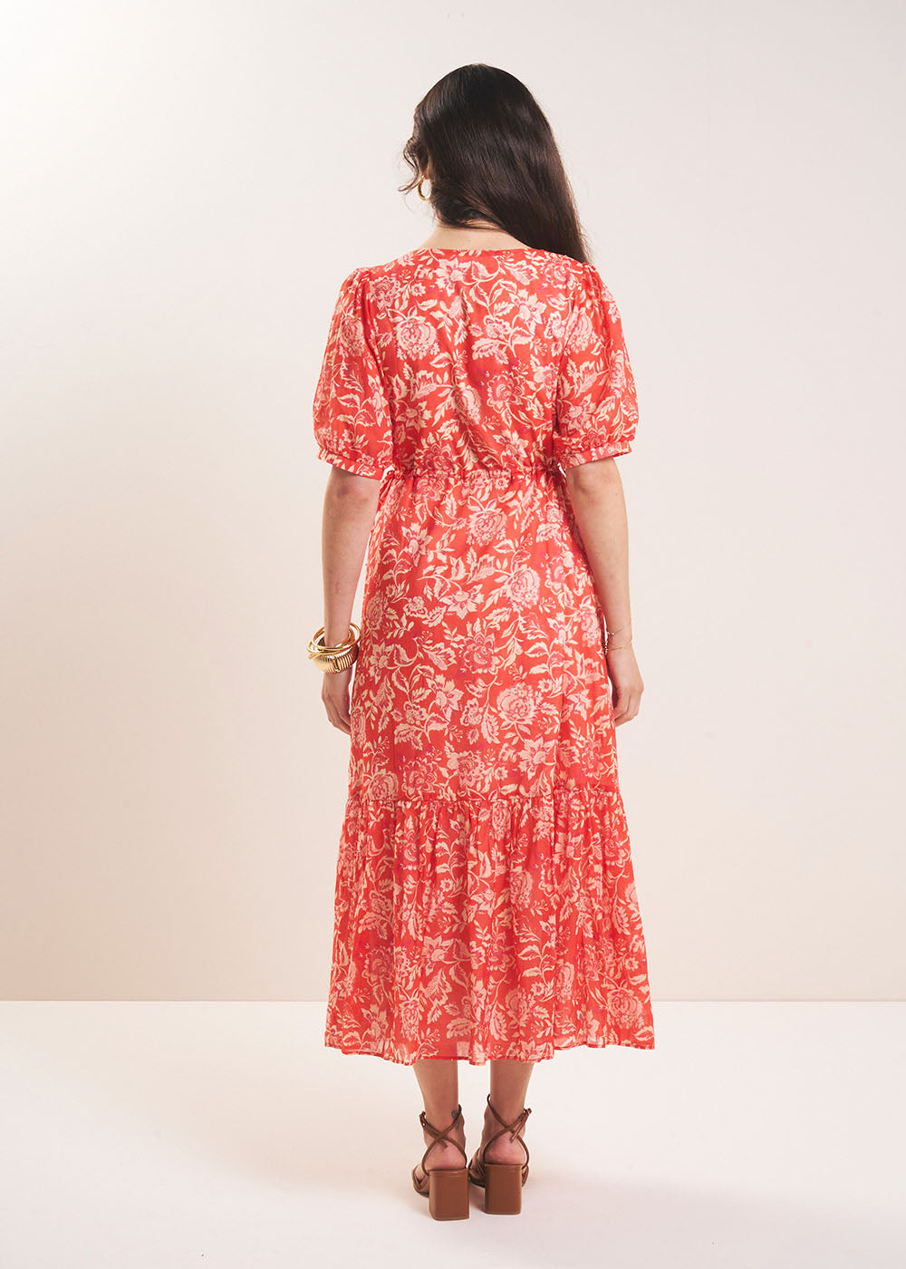 RALERMA Robe longue manches courtes ballon - 3 - Sud Express - Sud Express