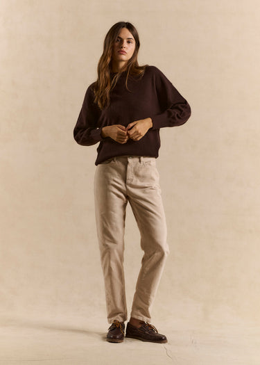 JOURS ÉTOILÉS PAVLINIPantalon boyfriend en velours