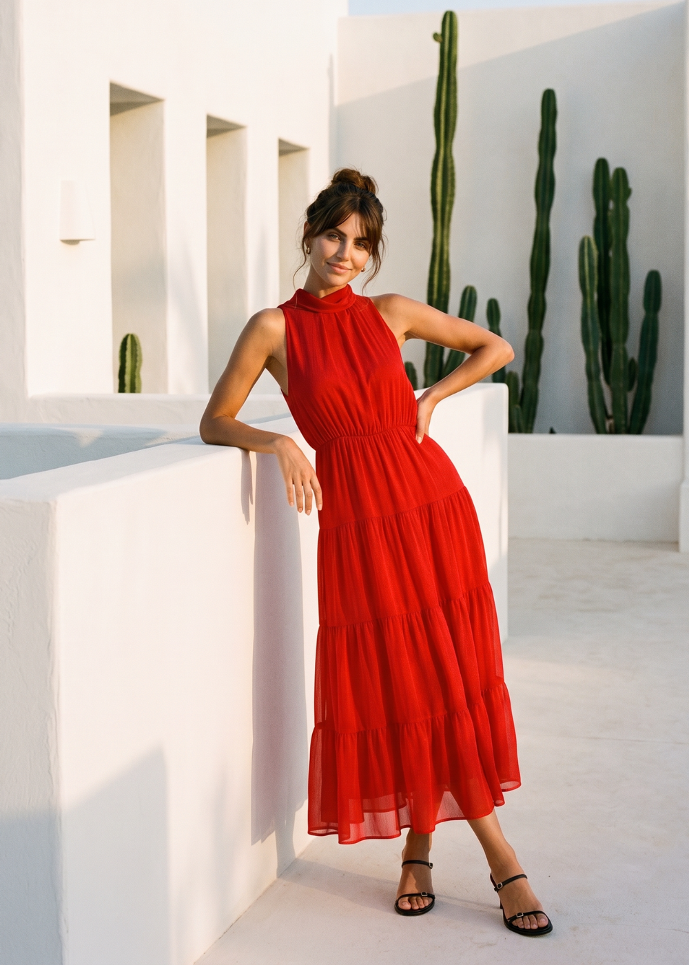 RACAMELIA Robe longue fluide - 1 - Sud Express - Sud Express