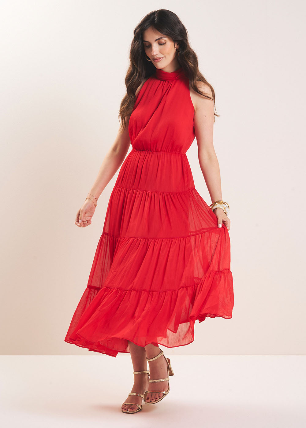 RACAMELIA Robe longue fluide - 3 - Sud Express - Sud Express