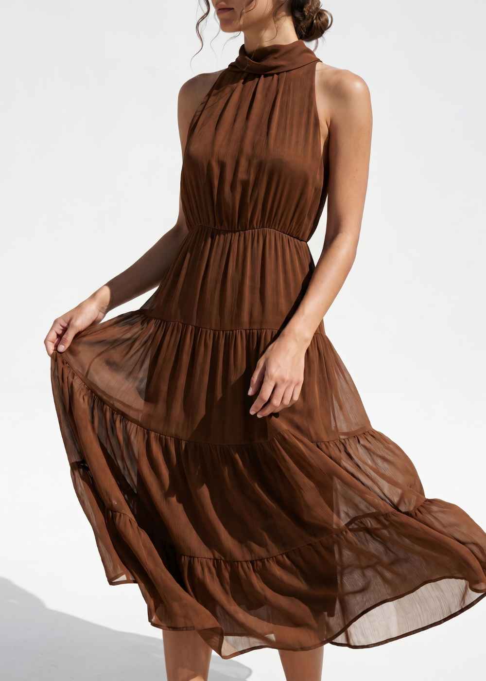 RACAMELIA Robe longue fluide - 1 - Sud Express - Sud Express