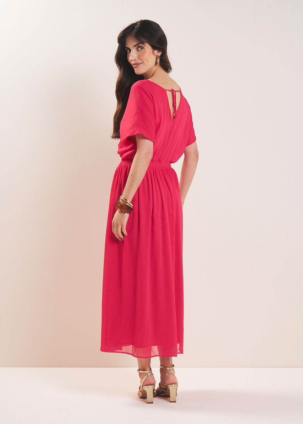 RAMELYA Robe longue col V - 3 - Sud Express - Sud Express