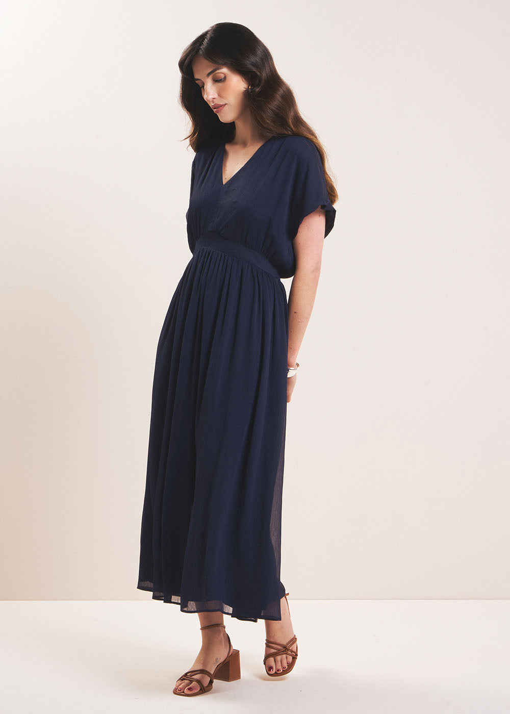 RAMELYA Robe longue col V - 1 - Sud Express - Sud Express
