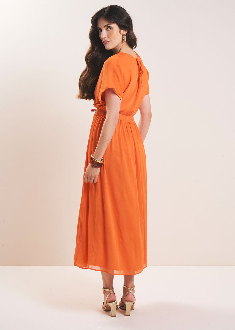 RAMELYA Robe longue col V - 3 - Sud Express - Sud Express