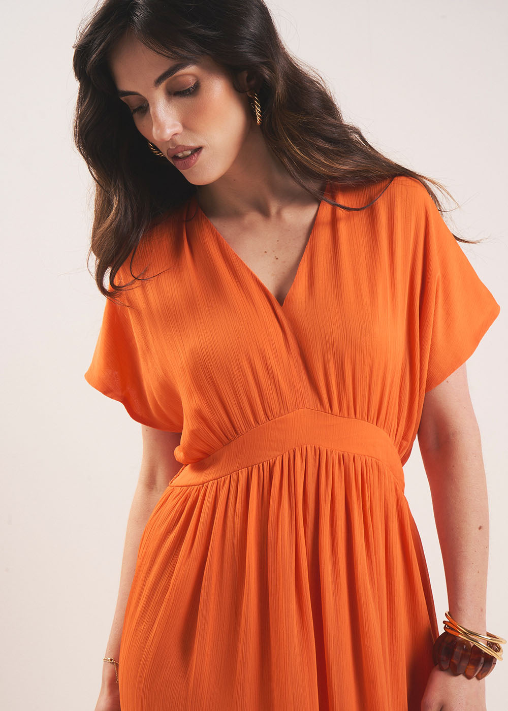 RAMELYA Robe longue col V - 4 - Sud Express - Sud Express