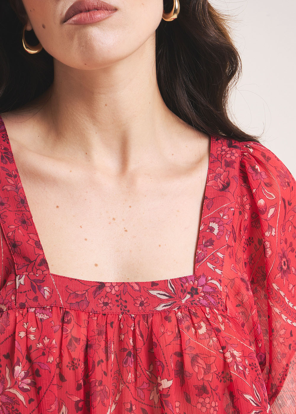 TAJANI Blouse imprimée avec col carré - 2 - Sud Express - Sud Express