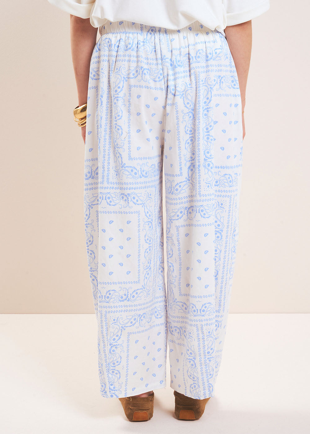 Pantalon fluide imprimé bandana - Sud Express - 3 - Sud Express