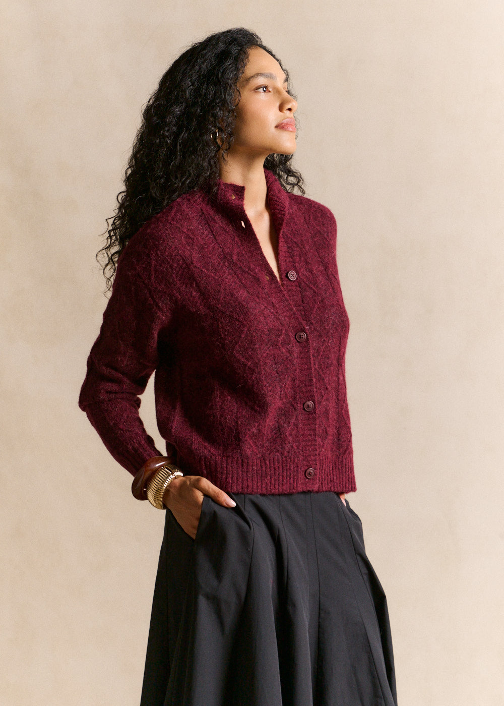 Gilet en maille chevron - Sud Express - 1 - Sud Express