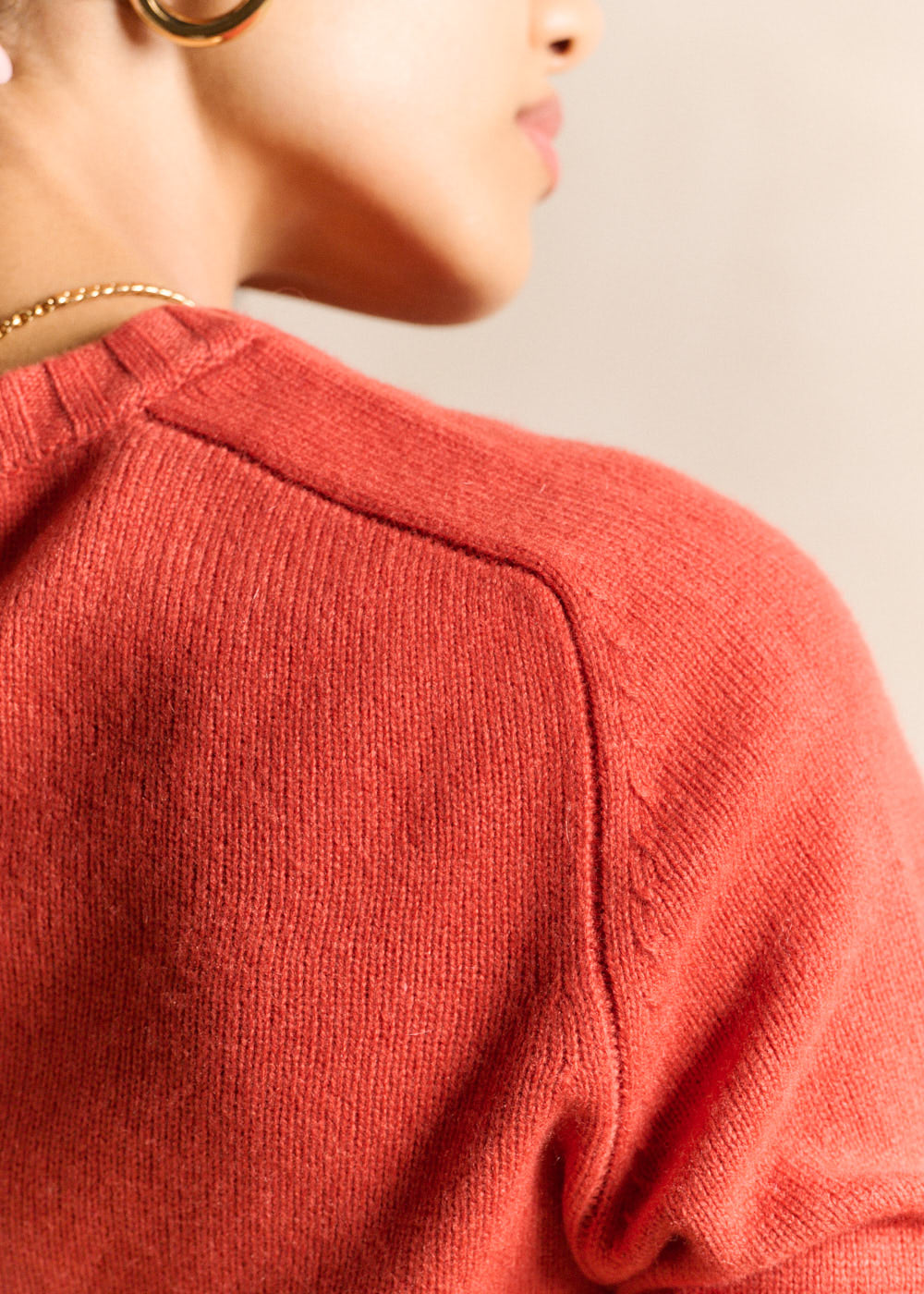 Gilet cardigan en laine col rond - Sud Express - 4 - Sud Express