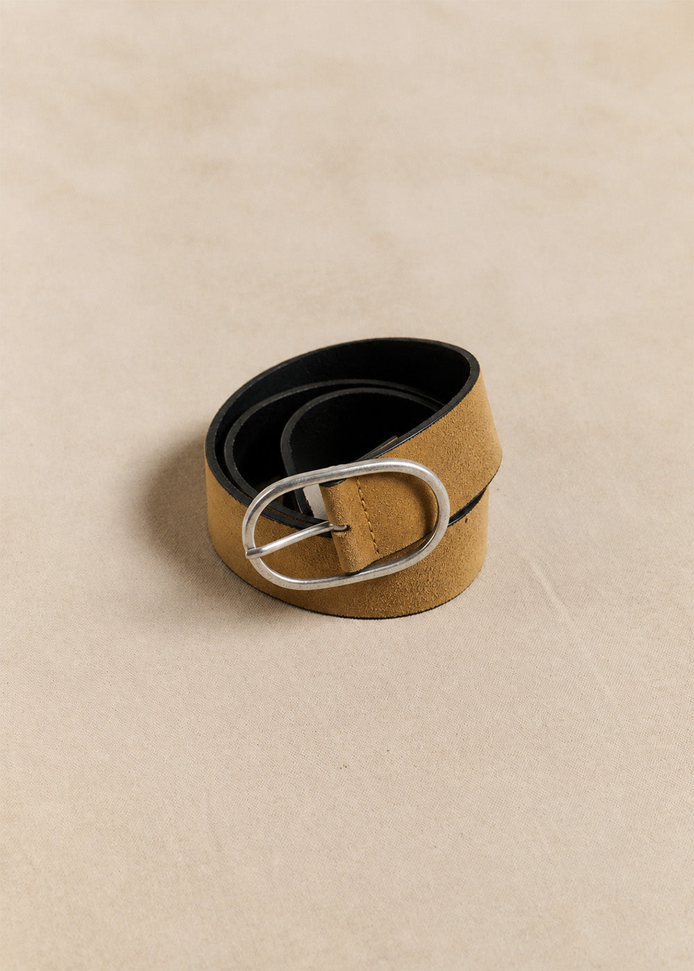 CHRISTINE Ceinture en cuir avec une boucle ovale - 1 - Sud Express - Sud Express