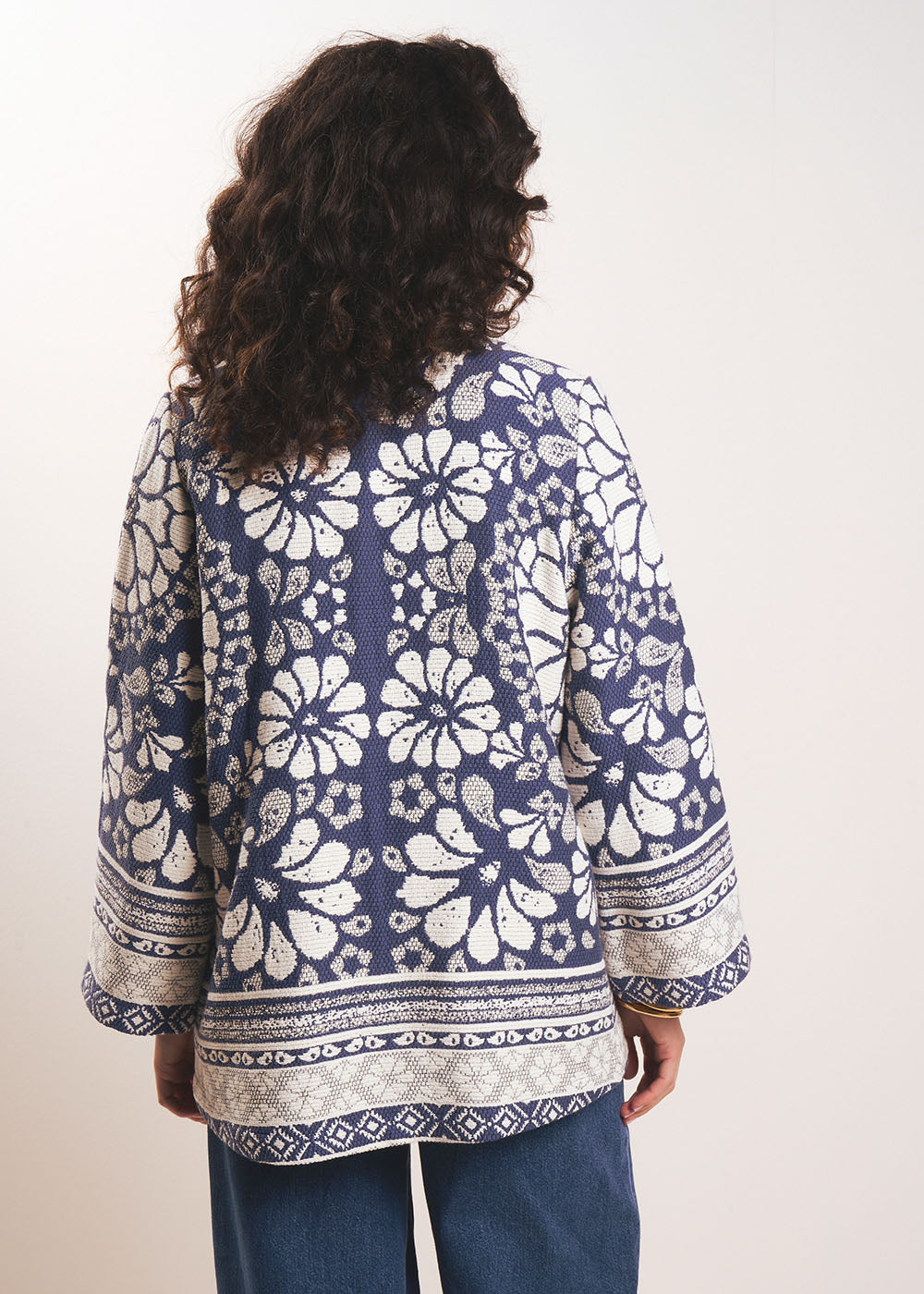 Veste en coton à motifs floraux - Sud Express - 3 - Sud Express