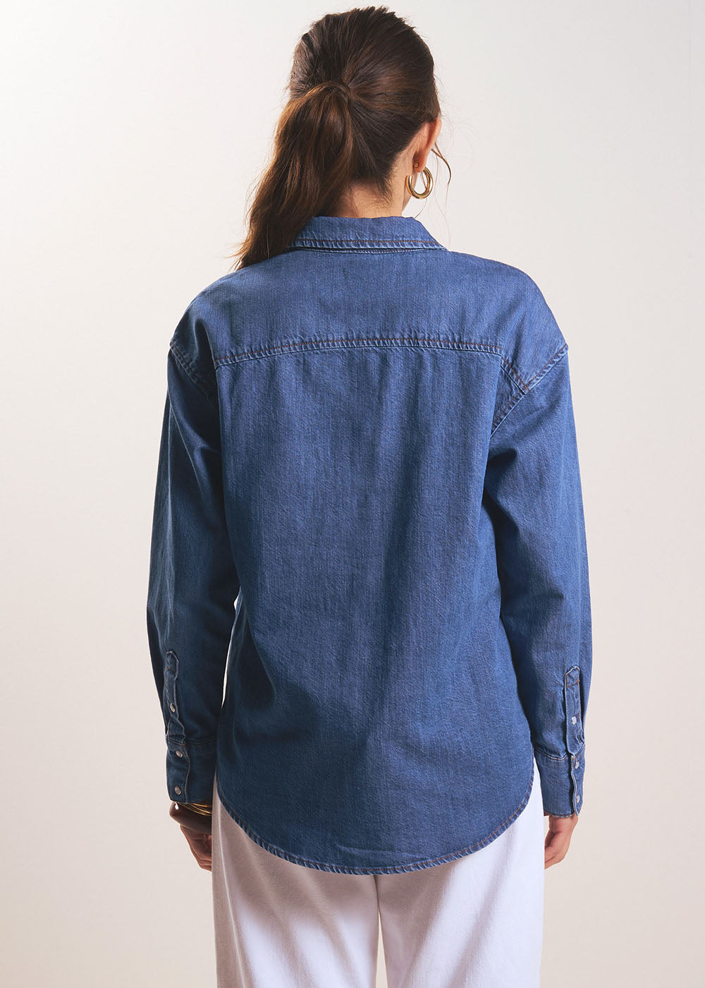 Chemise demin ample - Sud Express - 3 - Sud Express