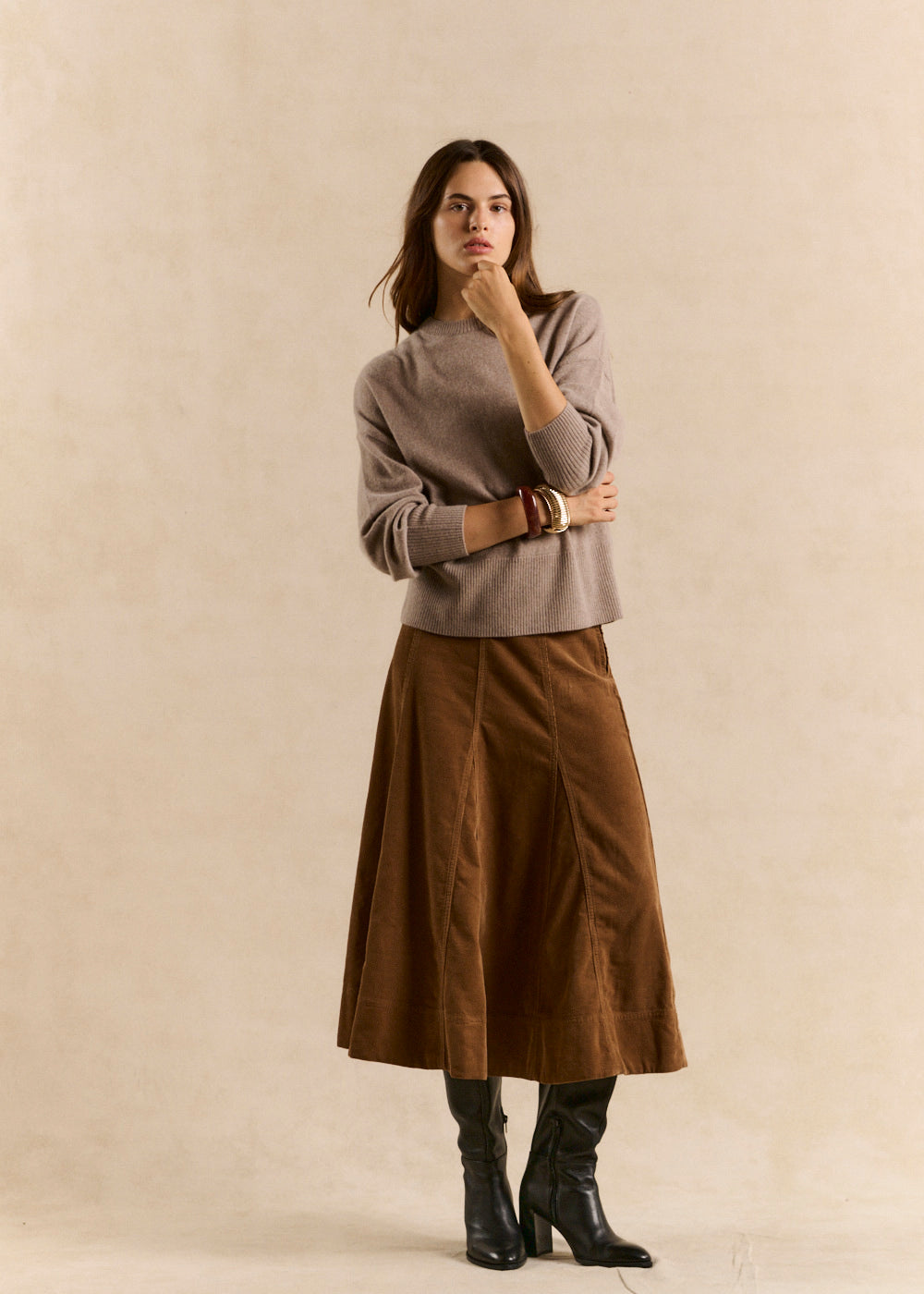 Pull cachemire coupe ample - Sud Express - 4 - Sud Express
