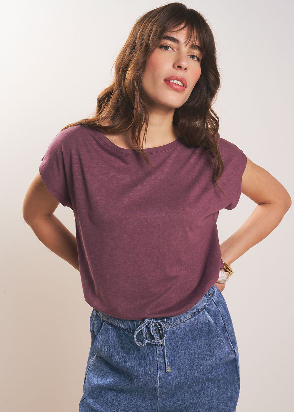 TAMIA T-shirt col bateau - 4 - Sud Express - Sud Express