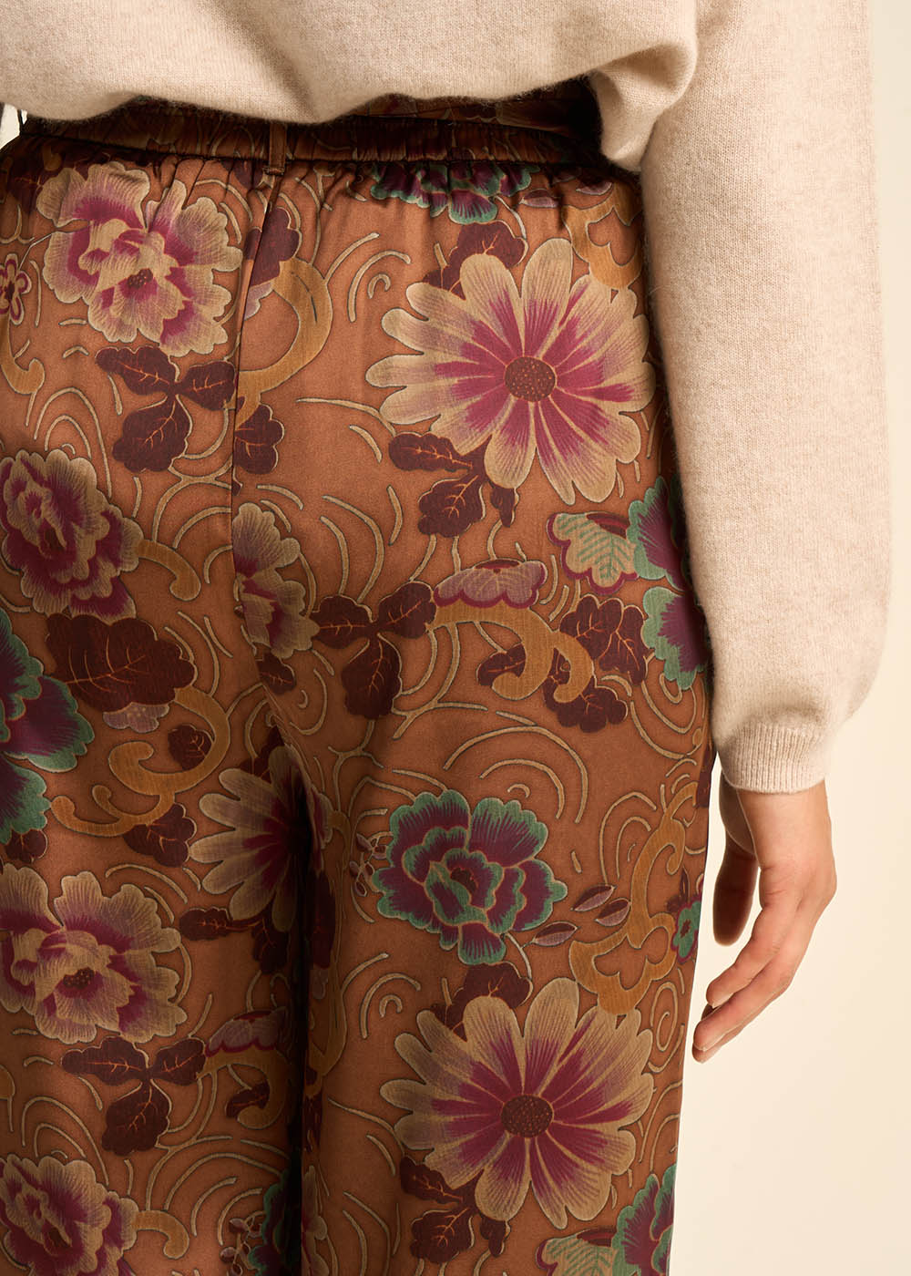 Pantalon taille haute imprimé - Sud Express - 4 - Sud Express