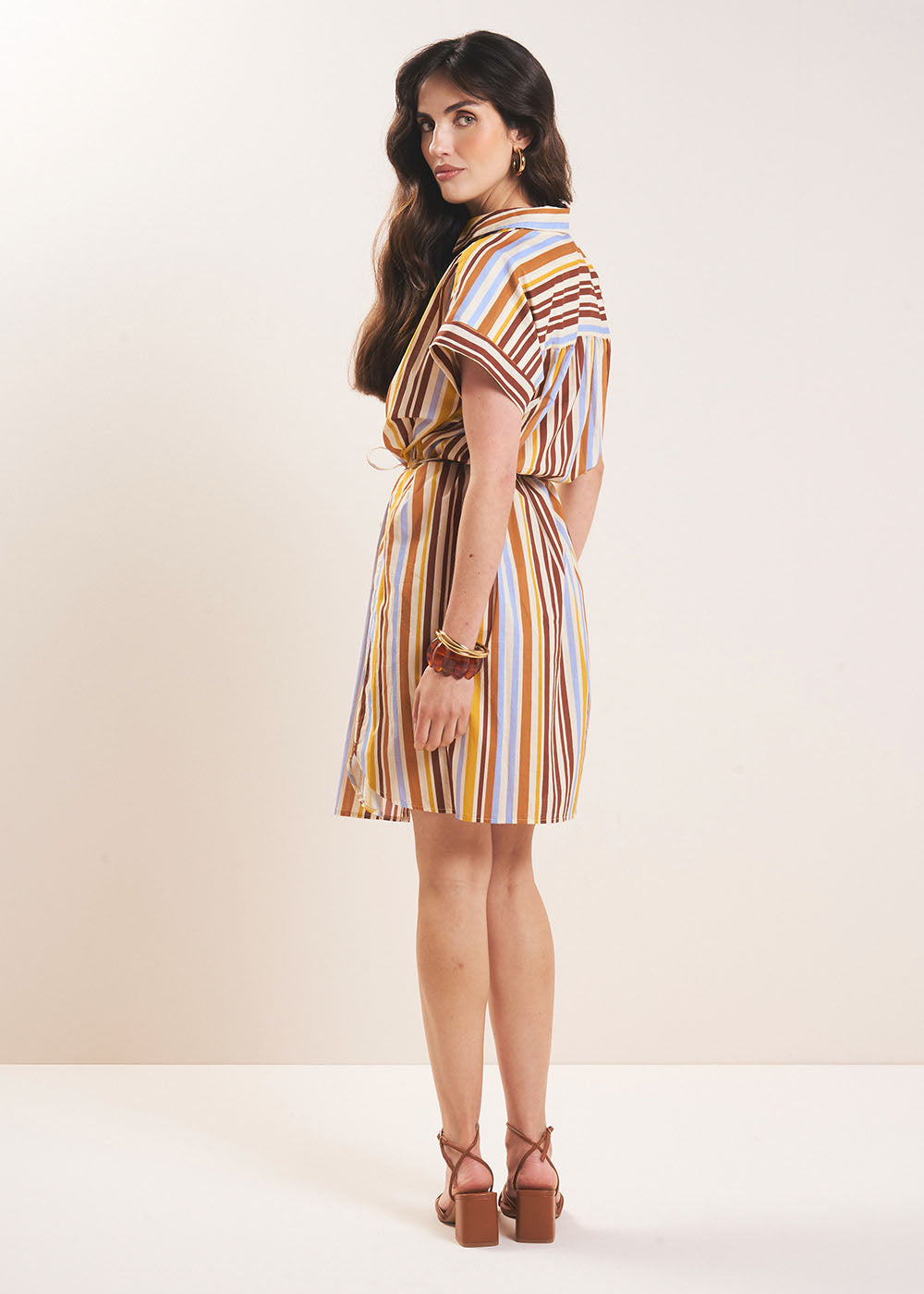 Robe chemise rayée - Sud Express - 6 - Sud Express