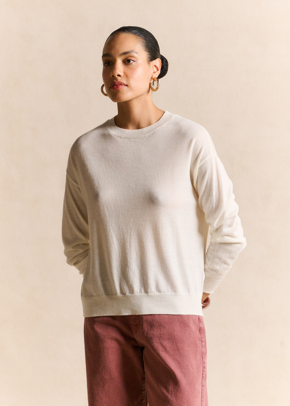 Pull col rond en laine - Sud Express - 1 - Sud Express