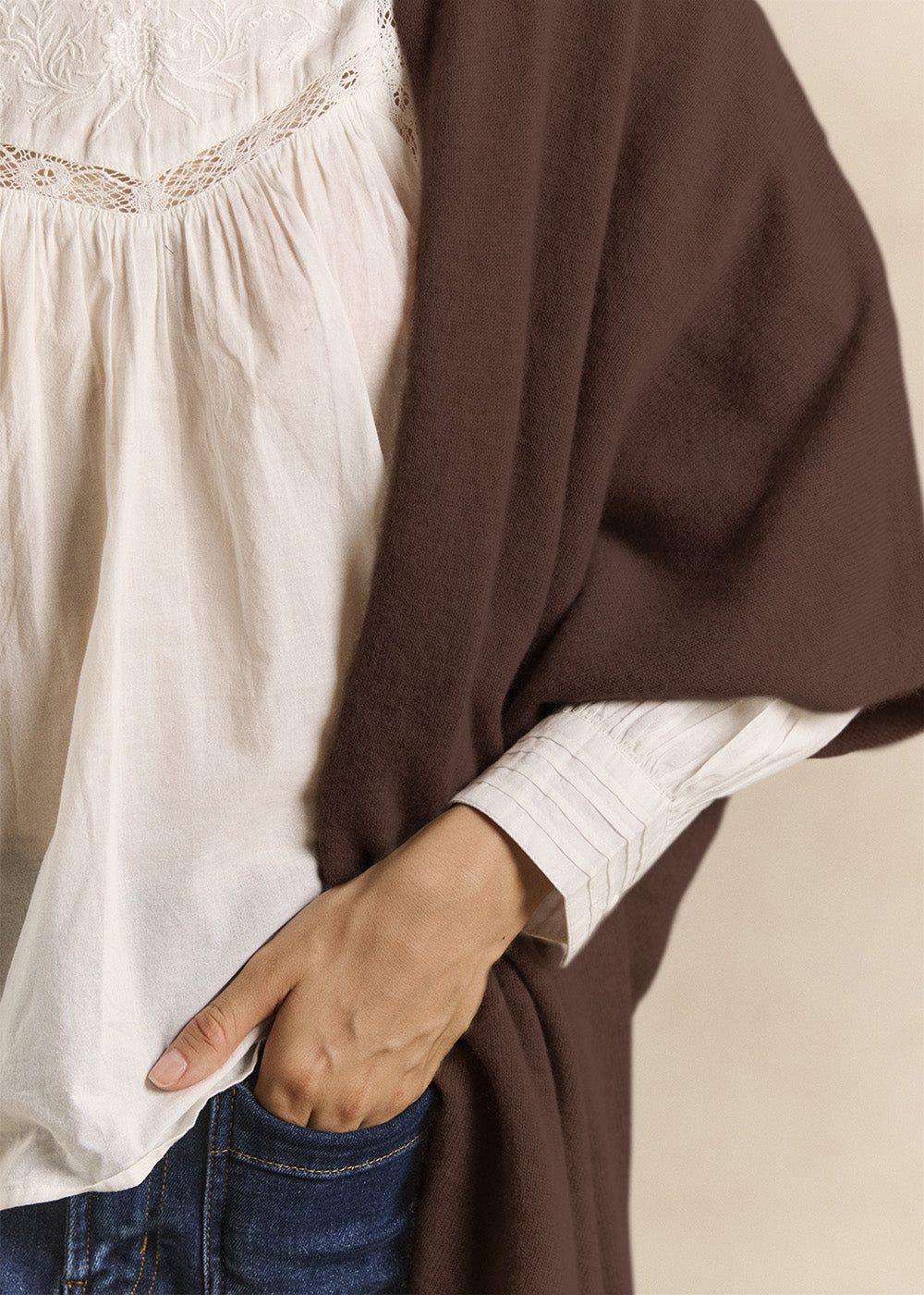 Cardigan oversize en cachemire - Sud Express - 2 - Sud Express