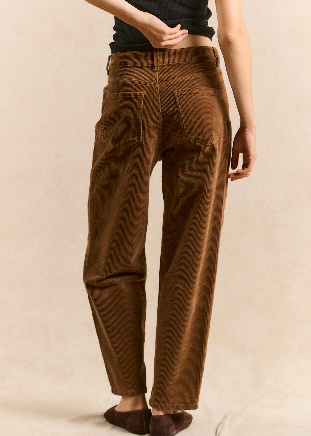 BILLYNI Pantalon velours coupe ballon - 3 - Sud Express - Sud Express