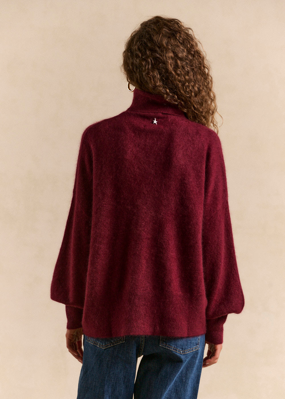 Loose-fitting turtleneck jumper - Sud Express - 3 - Sud Express