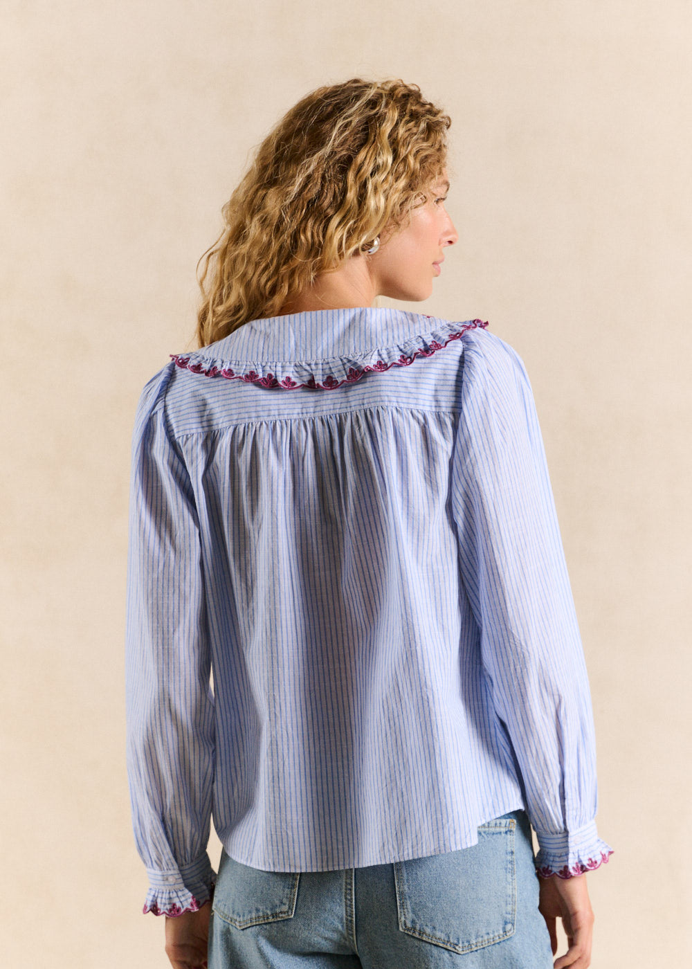 CHARLIZOU Chemise col claudine - 3 - Sud Express - Sud Express