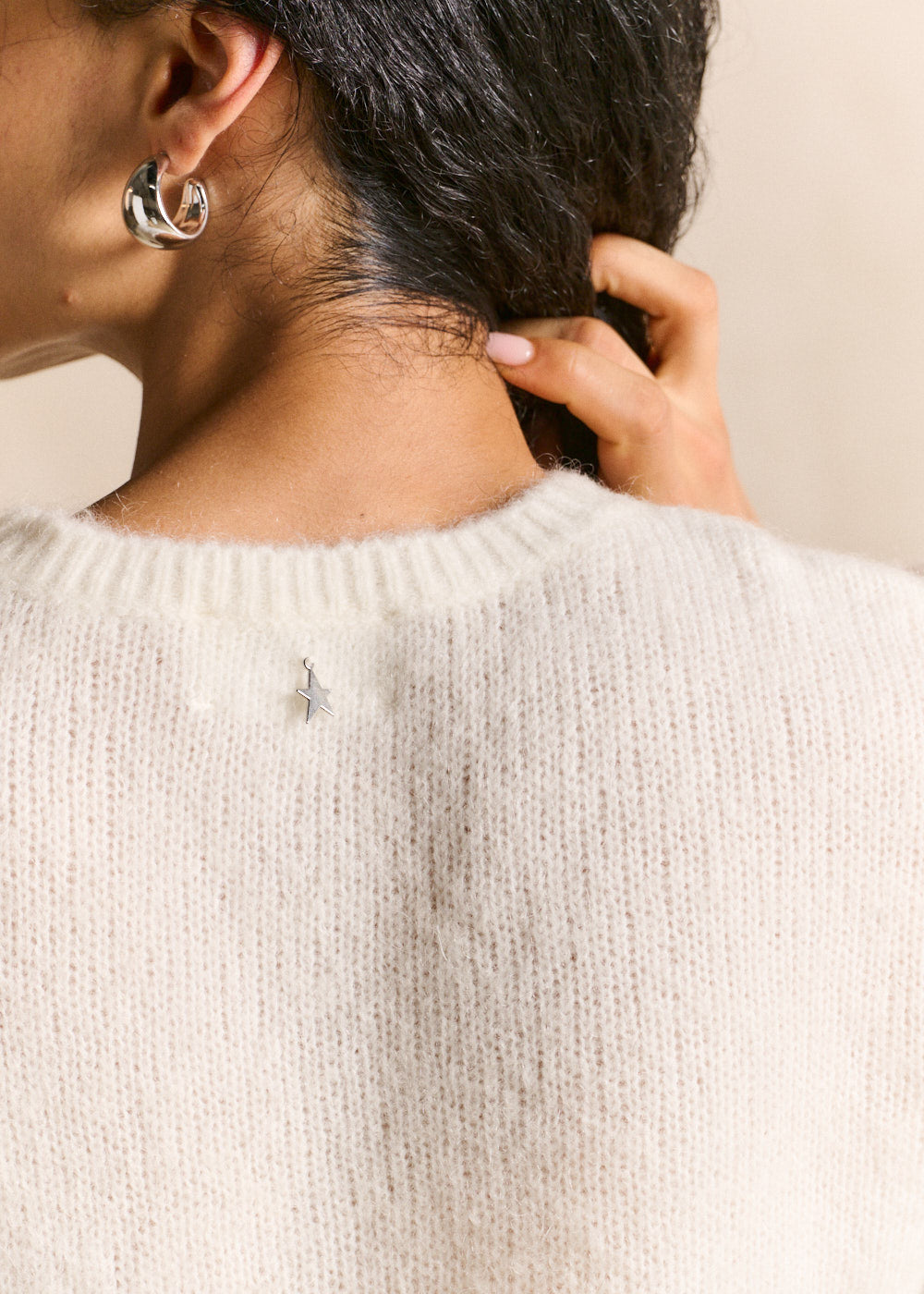 Pull col rond en mohair manches longues - Sud Express - 7 - Sud Express