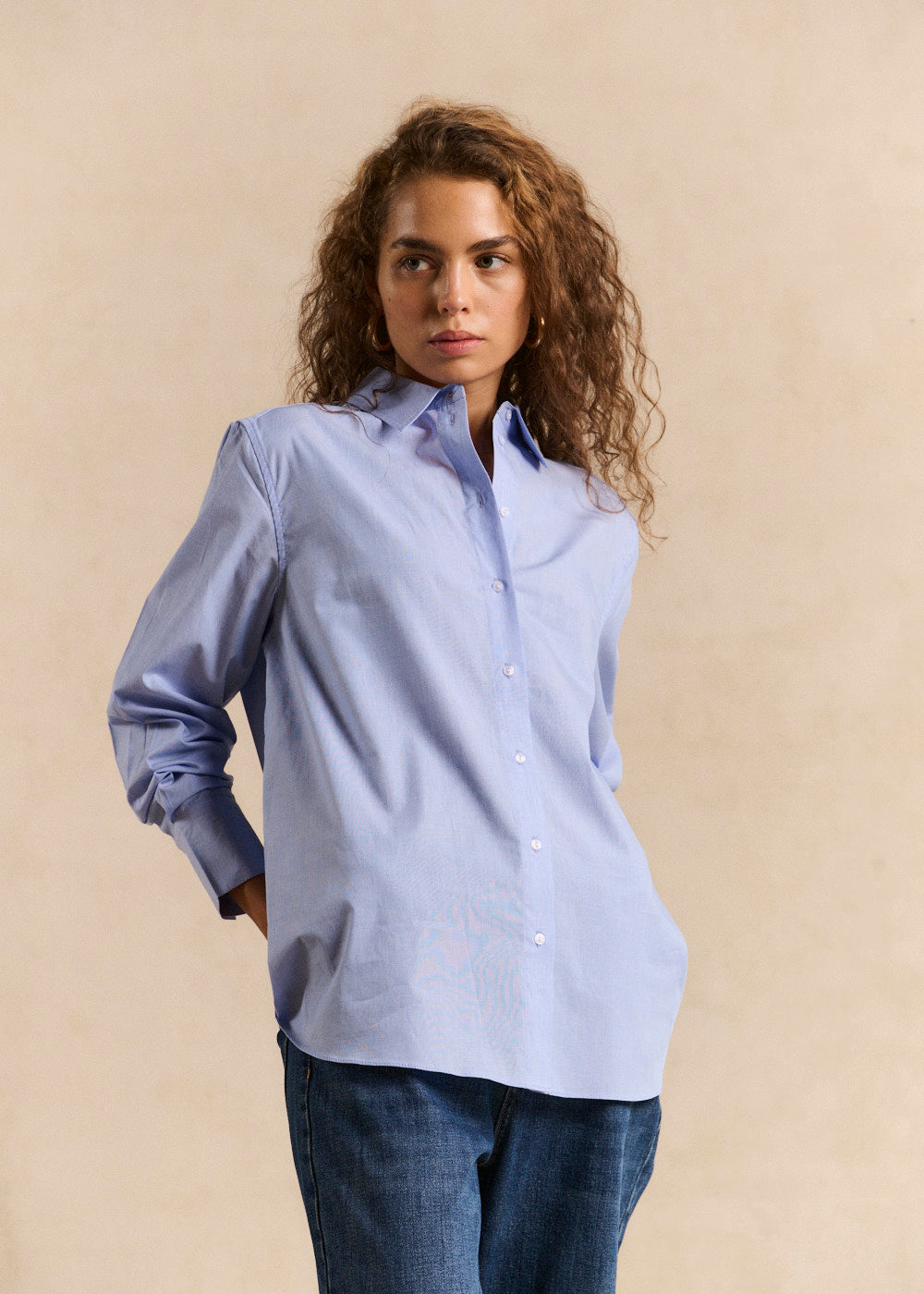 CEOMIA Chemise coton oxford - 1 - Sud Express - Sud Express